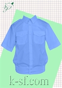 Рубашка кадетская голубая