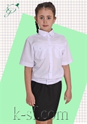 Рубашка форменная белая для девочки